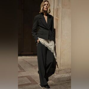 Zara Dark Gray Women's Pantsuit